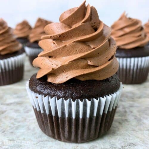 sourdough chocolate cupcakes