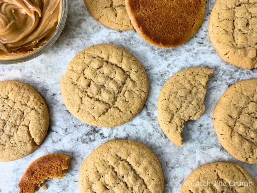 sourdough peanut butter cookies