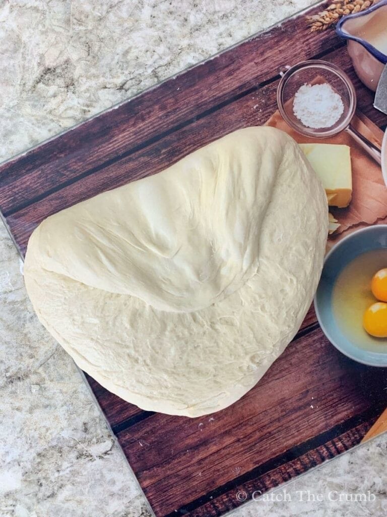 Folding one side into the center