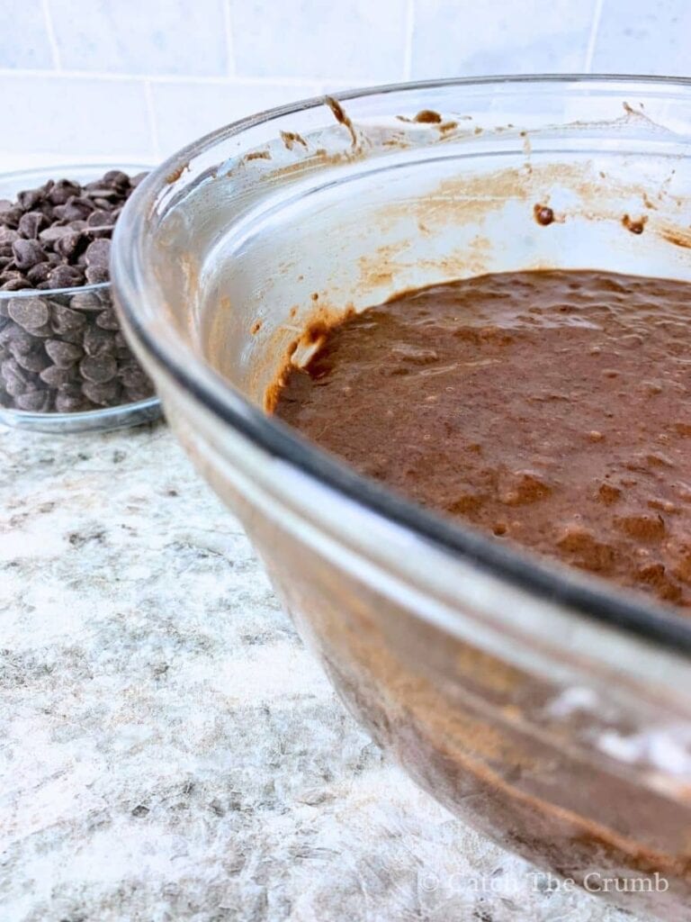 a thick and slightly lumpy mixture