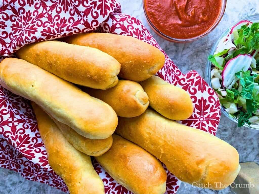 sourdough discard breadsticks