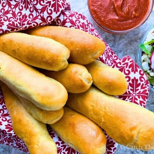 sourdough discard breadsticks