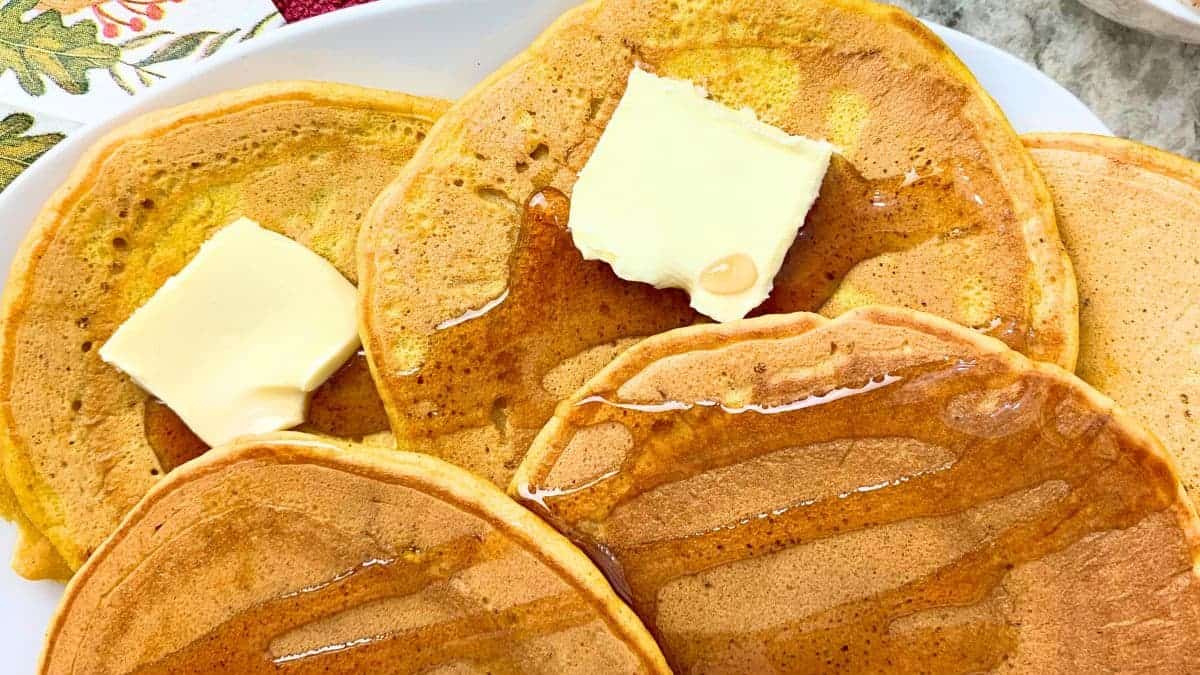 sourdough pumpkin pancakes