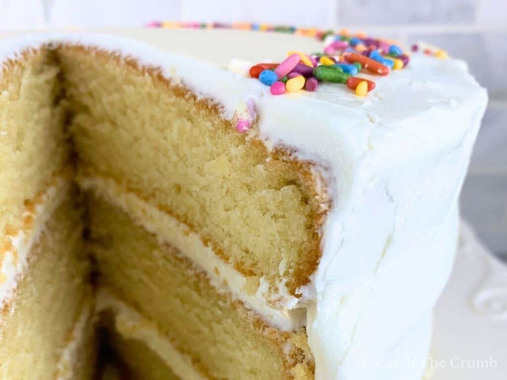sourdough vanilla cake