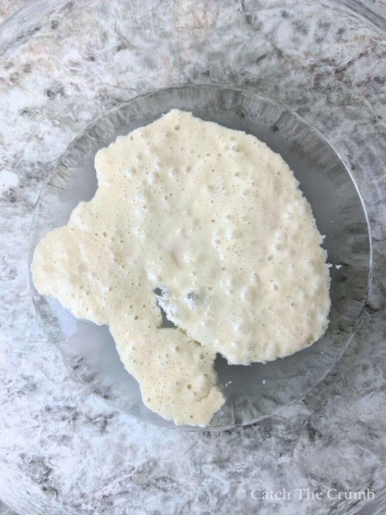 starter floating on water