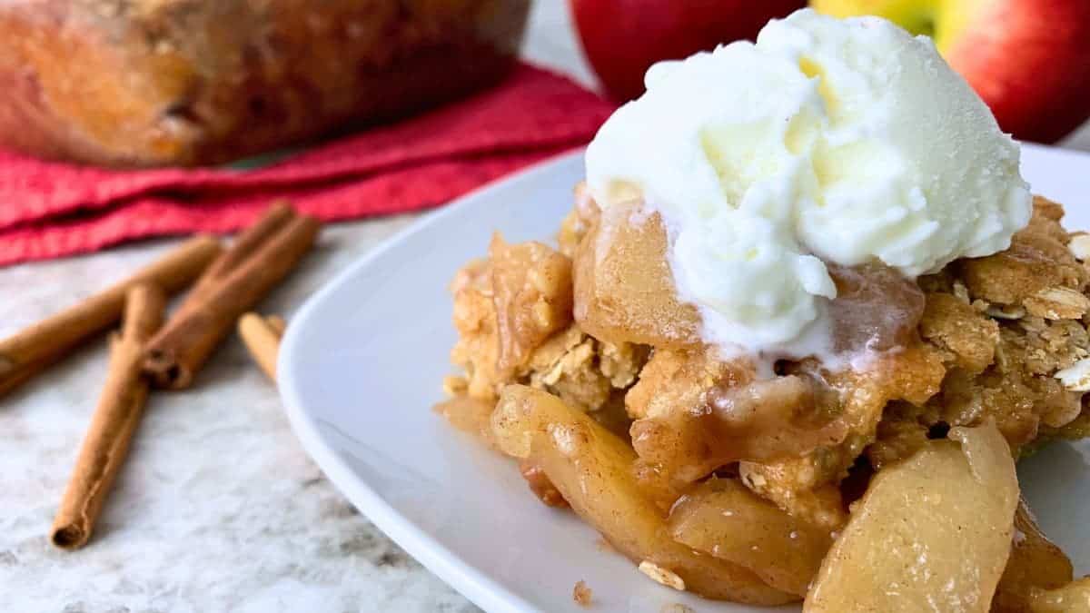 sourdough apple crisp